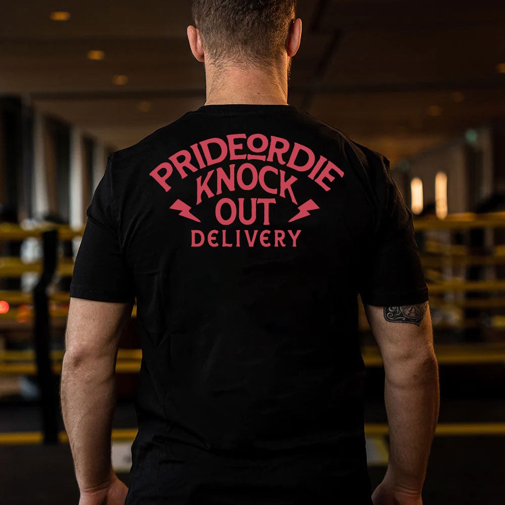 T-Shirt Pride Or Die Knockout Delivery - Noir