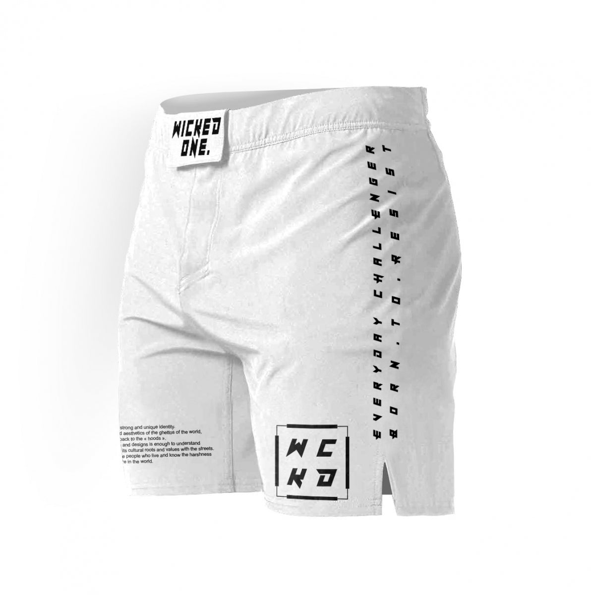 Wicked One Entrainement Score Fightshorts - Weiß