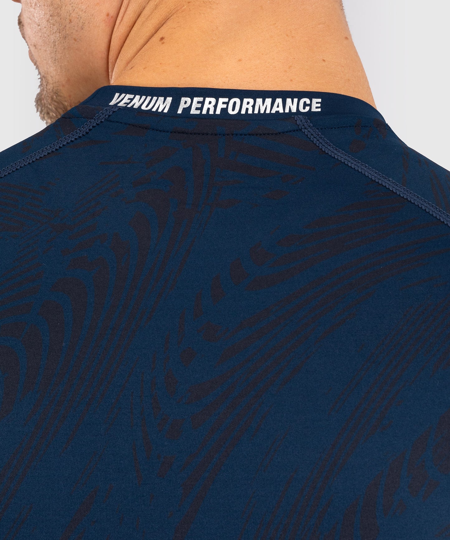 UFC Fusion by Venum Fight Week Rashguard a maniche Longhe Performance - Blu oceanico