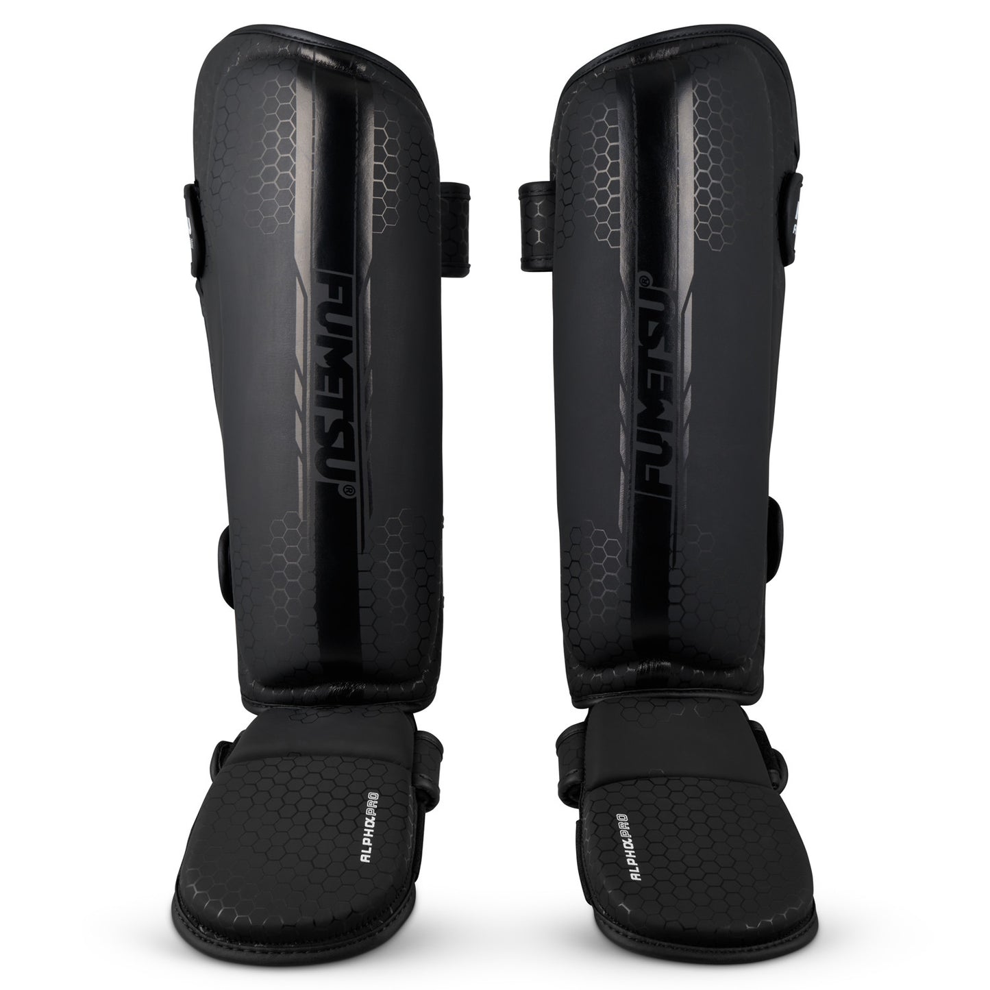 Fumetsu Alpha Pro Espinilleras - Negro/Negro
