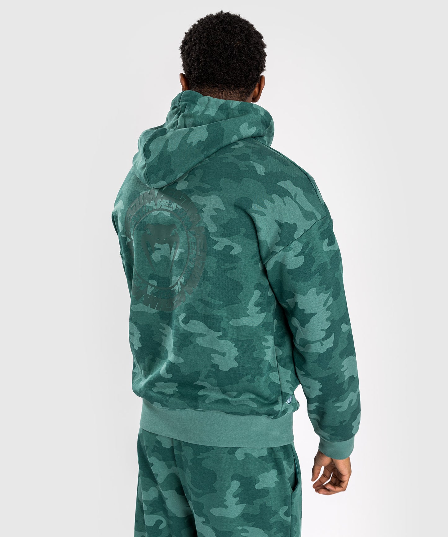 Sweat À Capuche pour Hommes Venum Vortex XL - Camouflage Turquoise