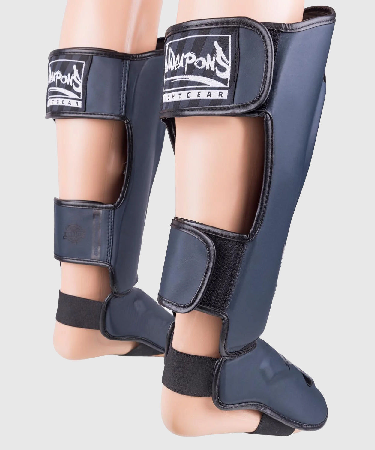 8 Weapons Unlimited 2.0 Shin Guards - Navy/Black