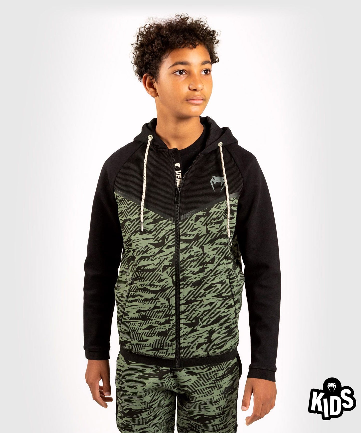 Childrens Sweatshirt Venum Laser Evo 2.0 - Forest Camo