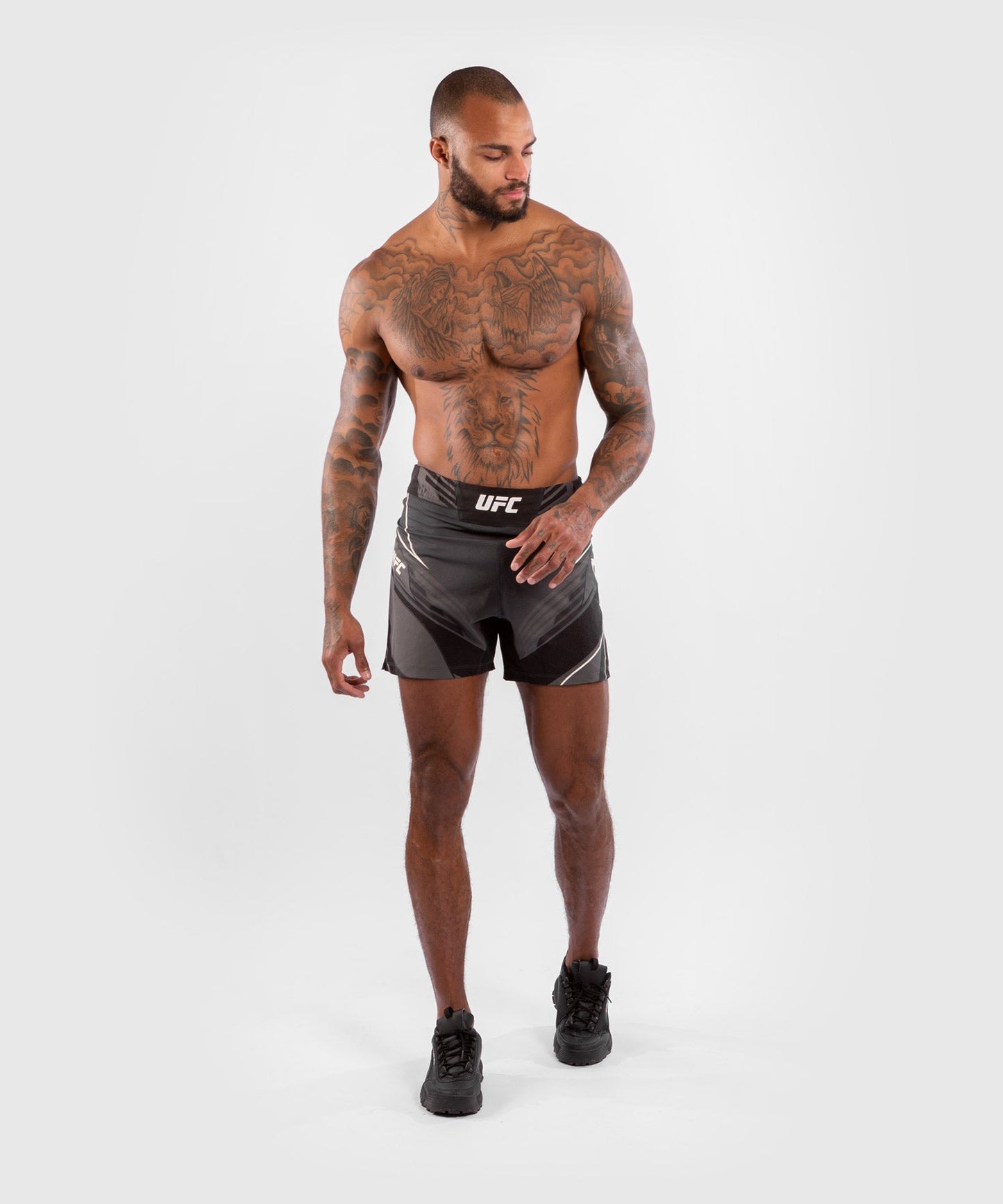 Men's UFC Fightshort Venum Authentic Fight Night - Short Cut - Black