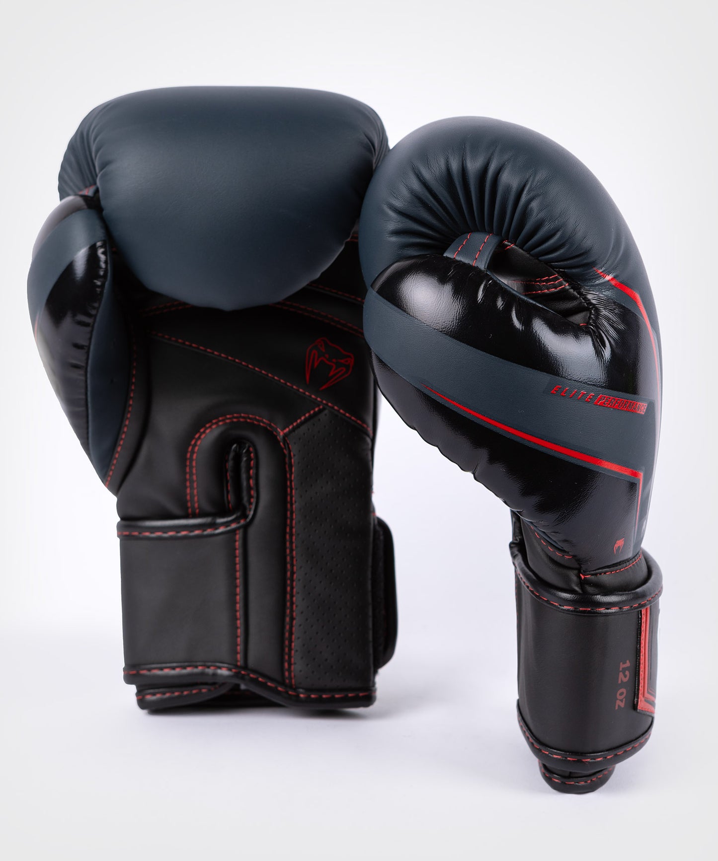 Gants de Boxe Venum Elite Evo - Bleu Marine/Noir/Rouge