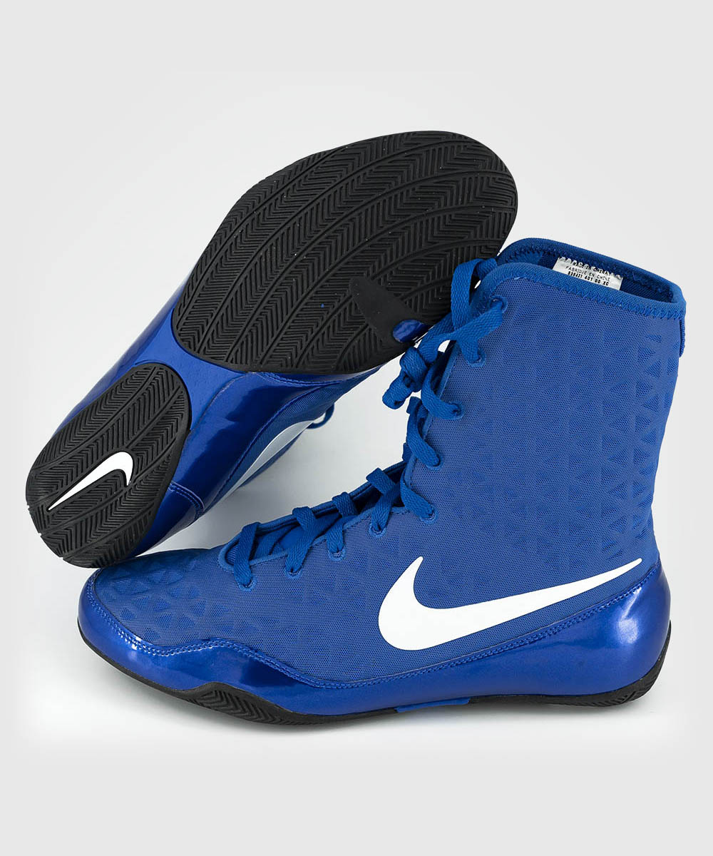 Nike Ko Boxing Shoes - Blue/White – Dragon Bleu