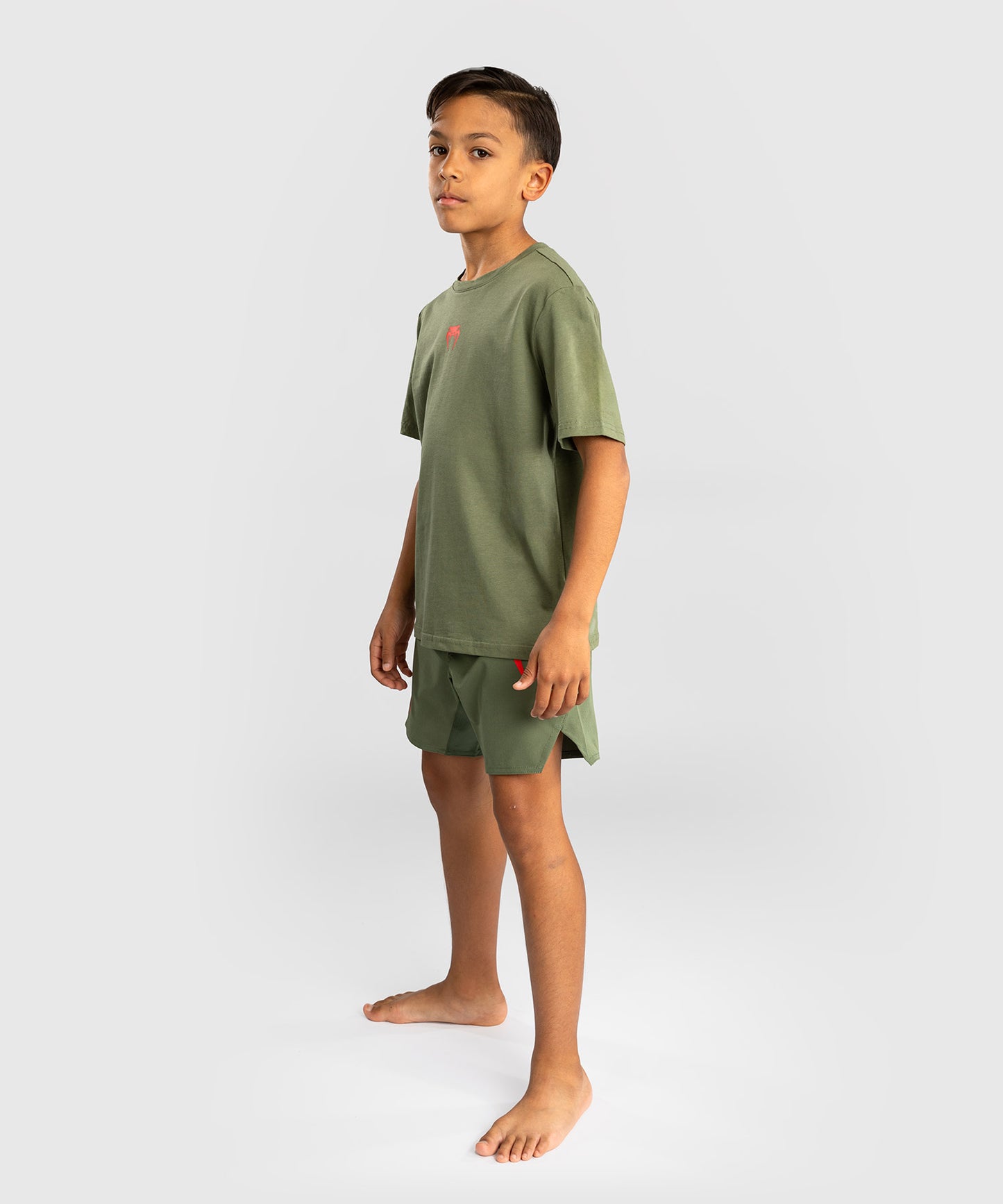 T-shirt pour Enfants Venum Contender - Vert militaire/Orange