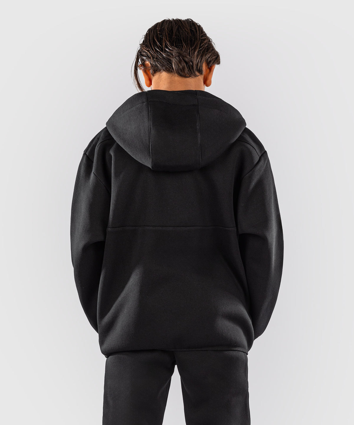 Venum Attack Fleece & Weave Kinder-Trainingsjacke - Schwarz
