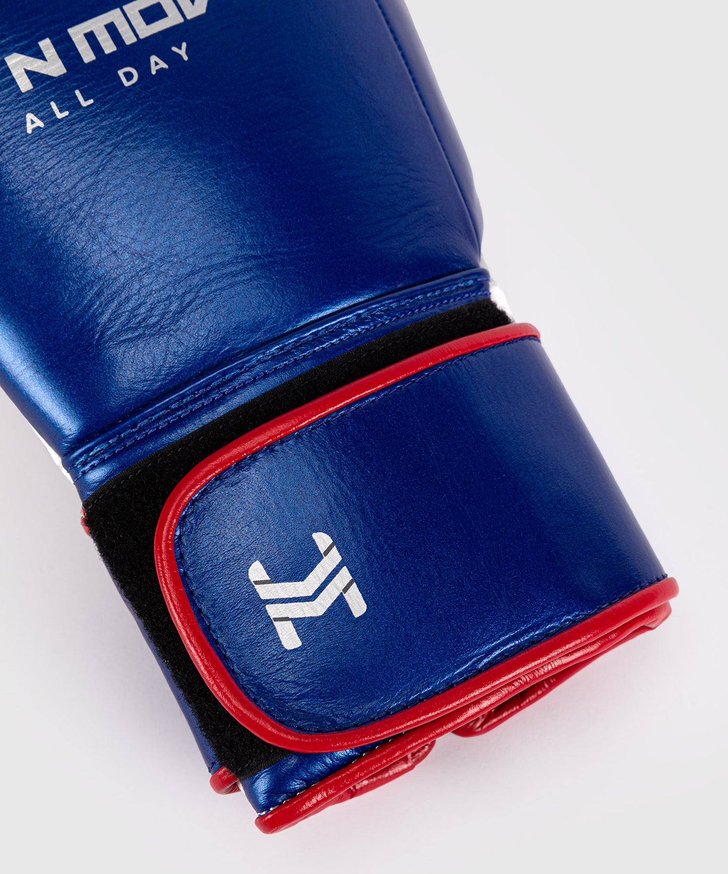 Hit N Move All Day® Pro Agility Guantes de Boxeo - Azul/Blanco/Rojo