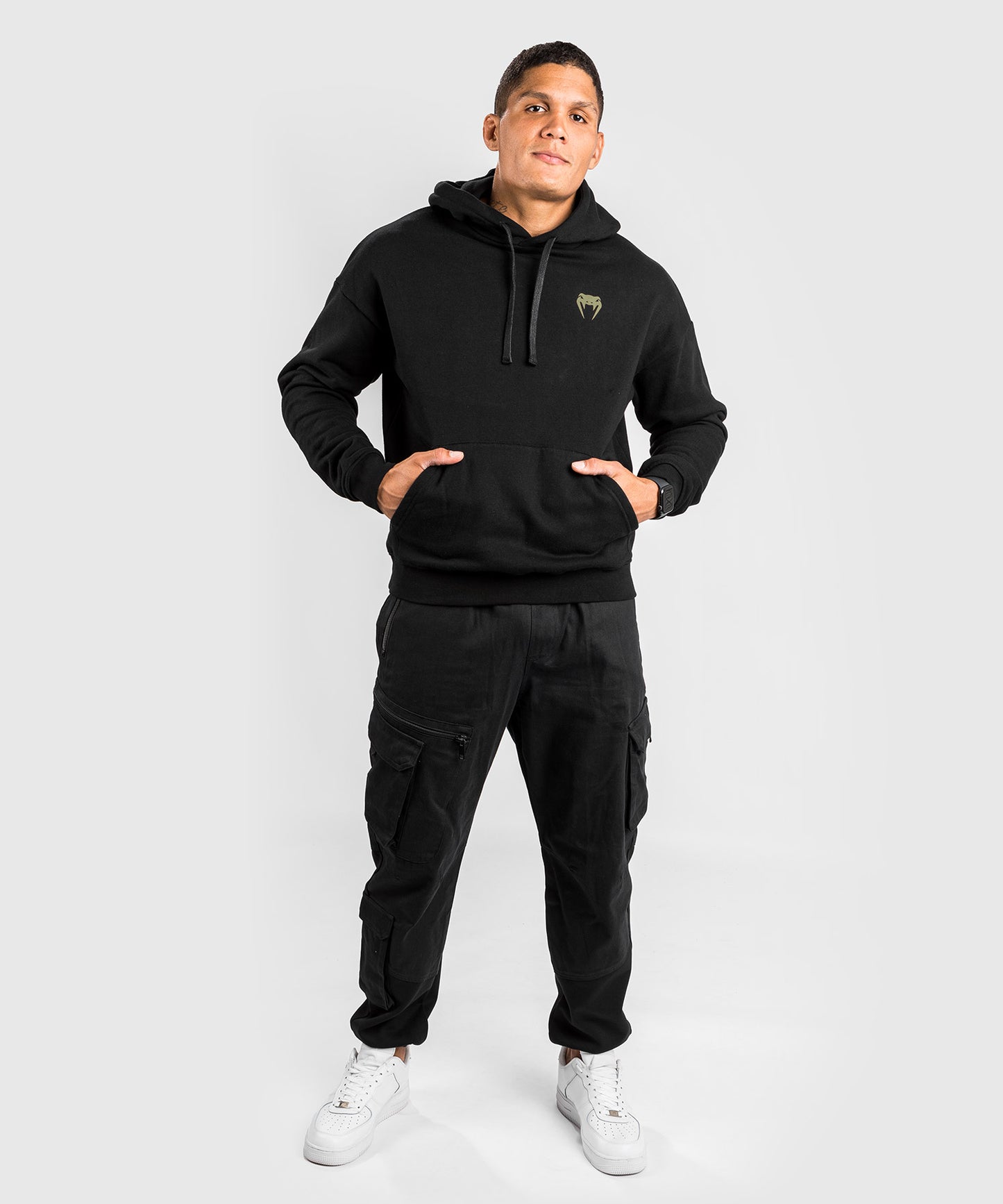 Felpa con cappuccio Venum Fangs - Vestibilità oversize - Nera