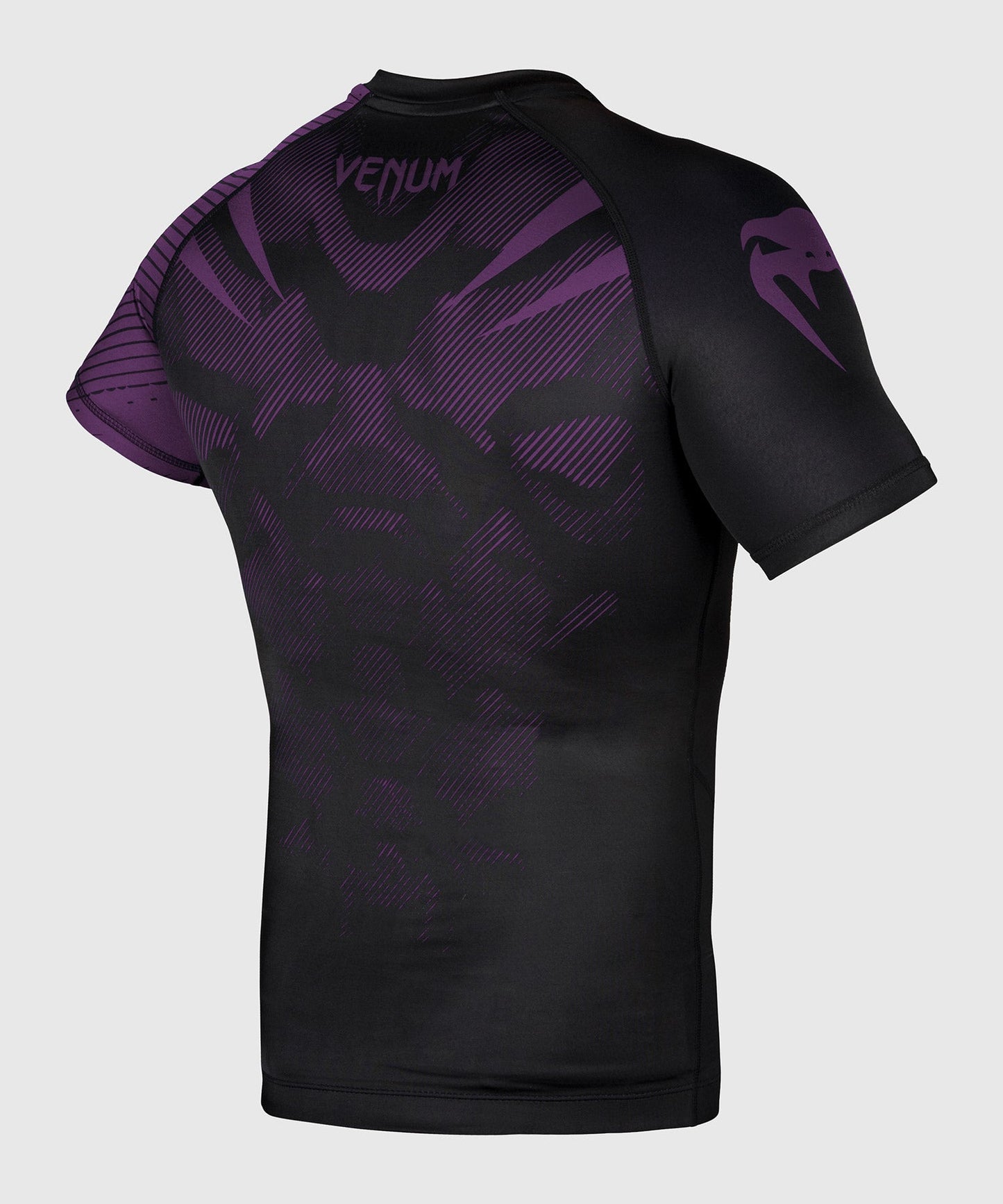 Rashguard Venum NoGi 2.0 - IBJJF Approved Short Sleeve - Black/Purple