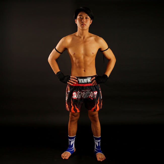 Short de Muay Thai Tuff Tiger - Noir