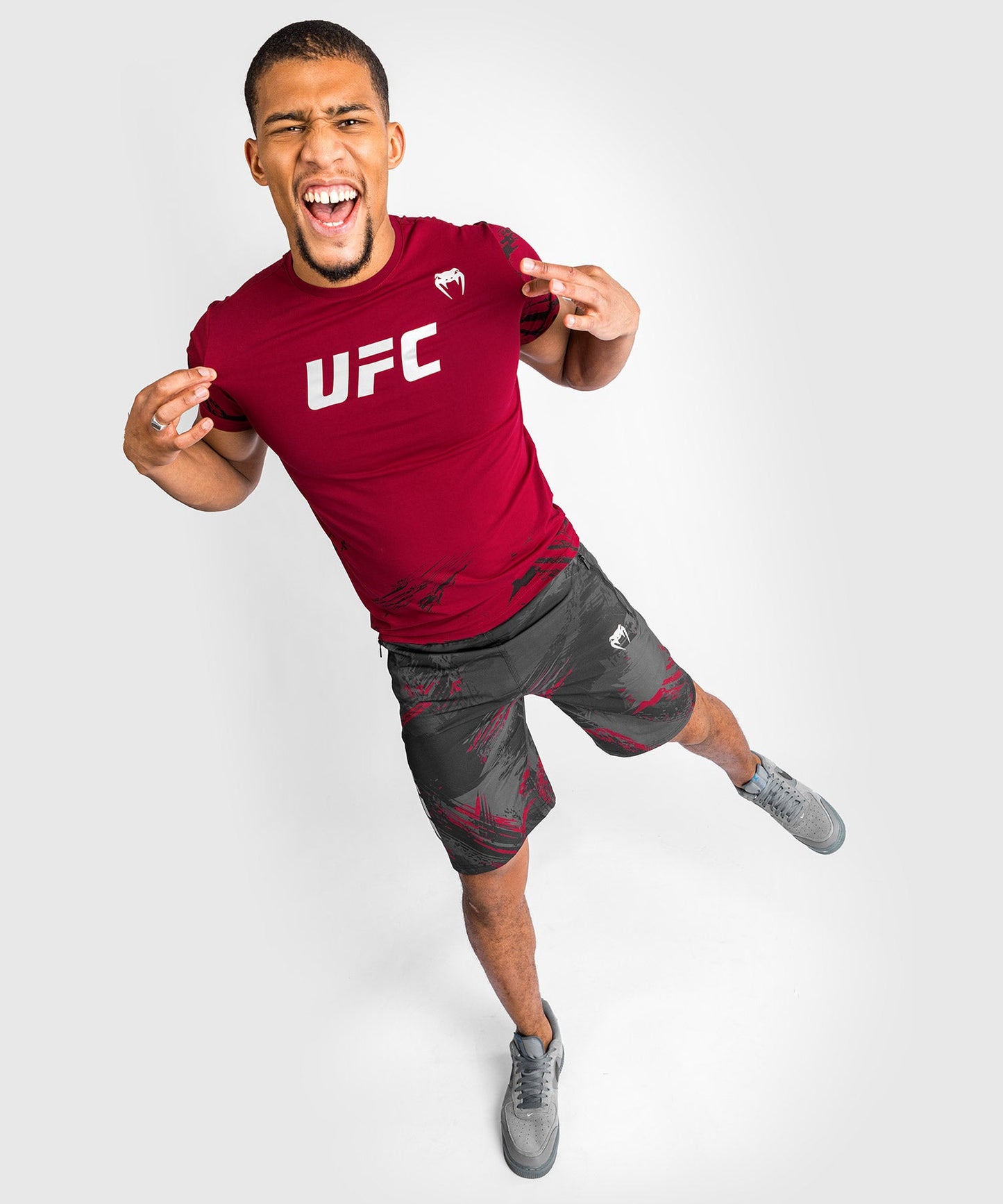 UFC T-Shirt Venum Authentic Fight Week 2.0 - Short Sleeve - Red