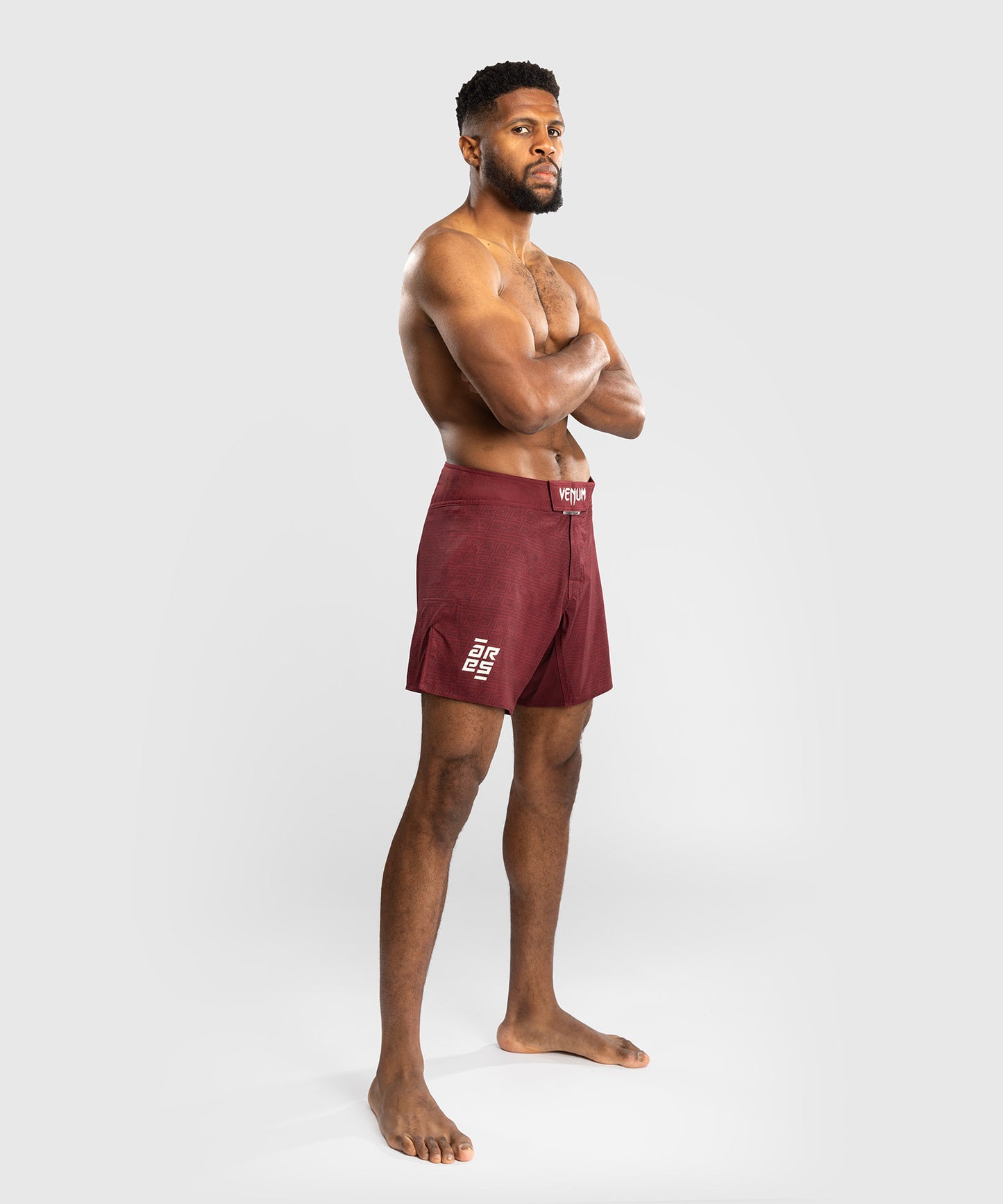 Venum x Ares Men’s Fight Shorts - Burgundy