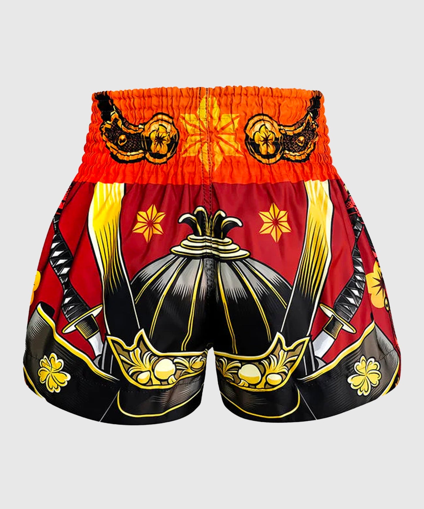 Short de Muay Thai Tuff Samurai Skull - Rouge