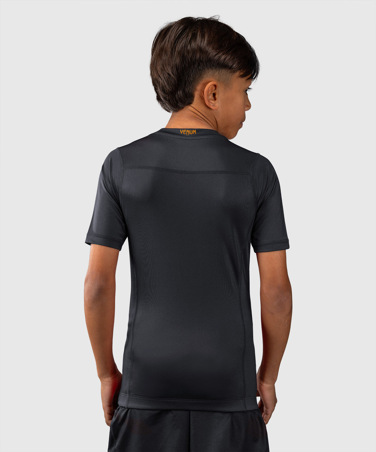 Rashguard manches courtes pour Enfant Venum Attack - Noir/Or