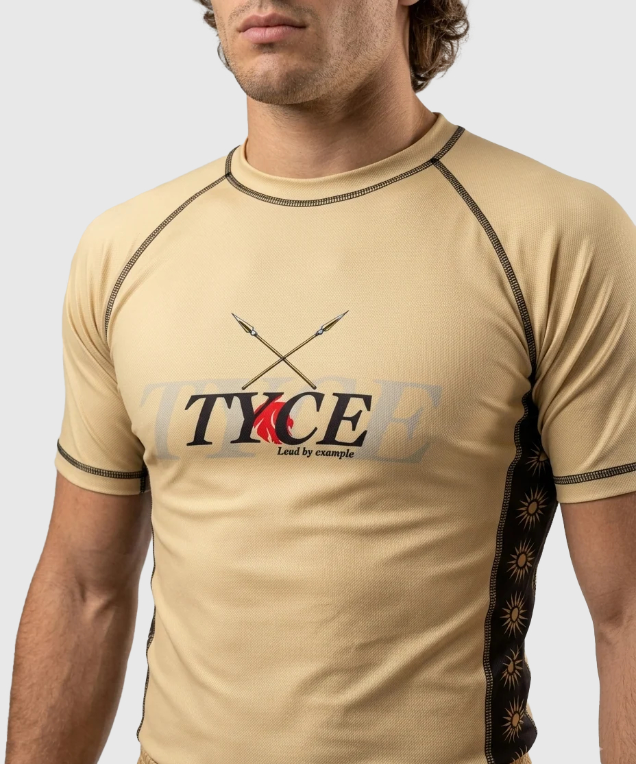 Rashguard TYCE CULTURE OF WAR Alexandre le Grand - Or