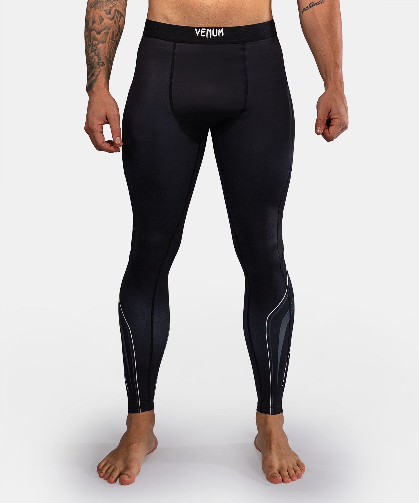 Venum Streamline Spats – Schwarz/Weiß