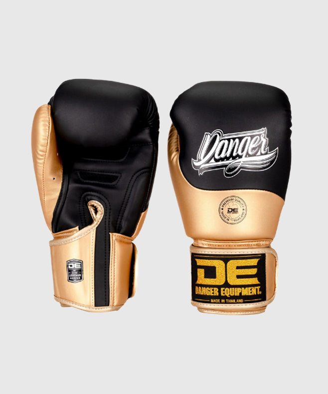 Danger Super Max Ev 2.0 Boxing Gloves - Black/Gold