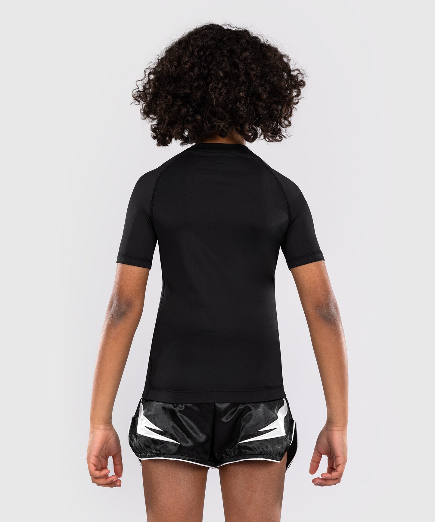 Rashguards Manches Courtes pour Enfants Venum Contender - Noir