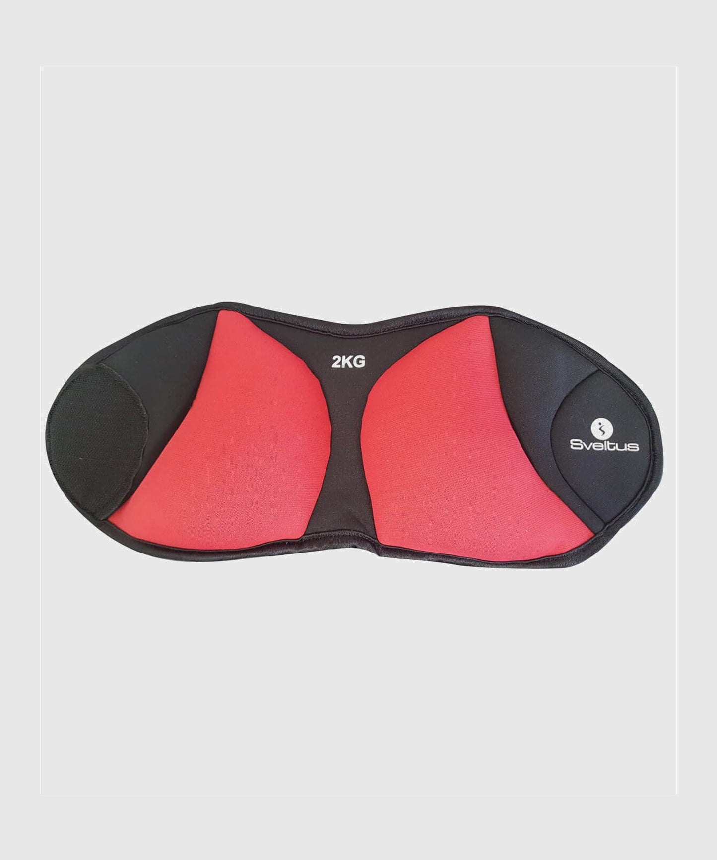 Bracelet de Chevilles Lestés Sveltus - 2 kg - Lot de 2 - Rouge/Noir