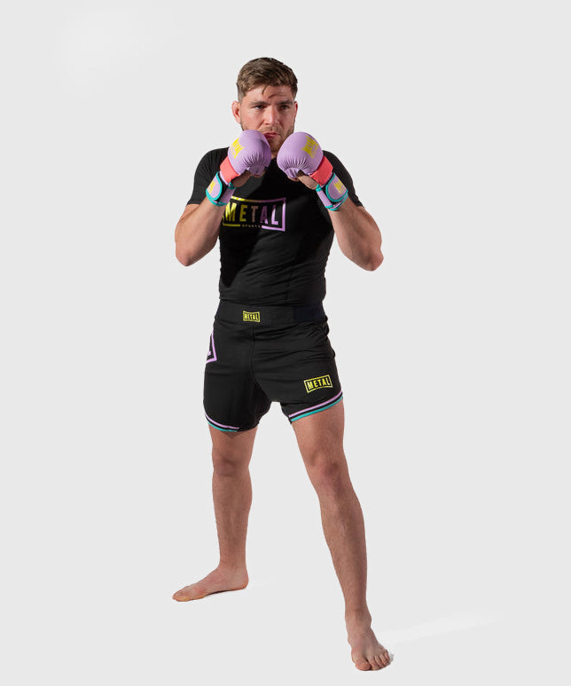 Metal Boxe The Shell MMA Sparring Gloves Post Cutting Treats - Pink