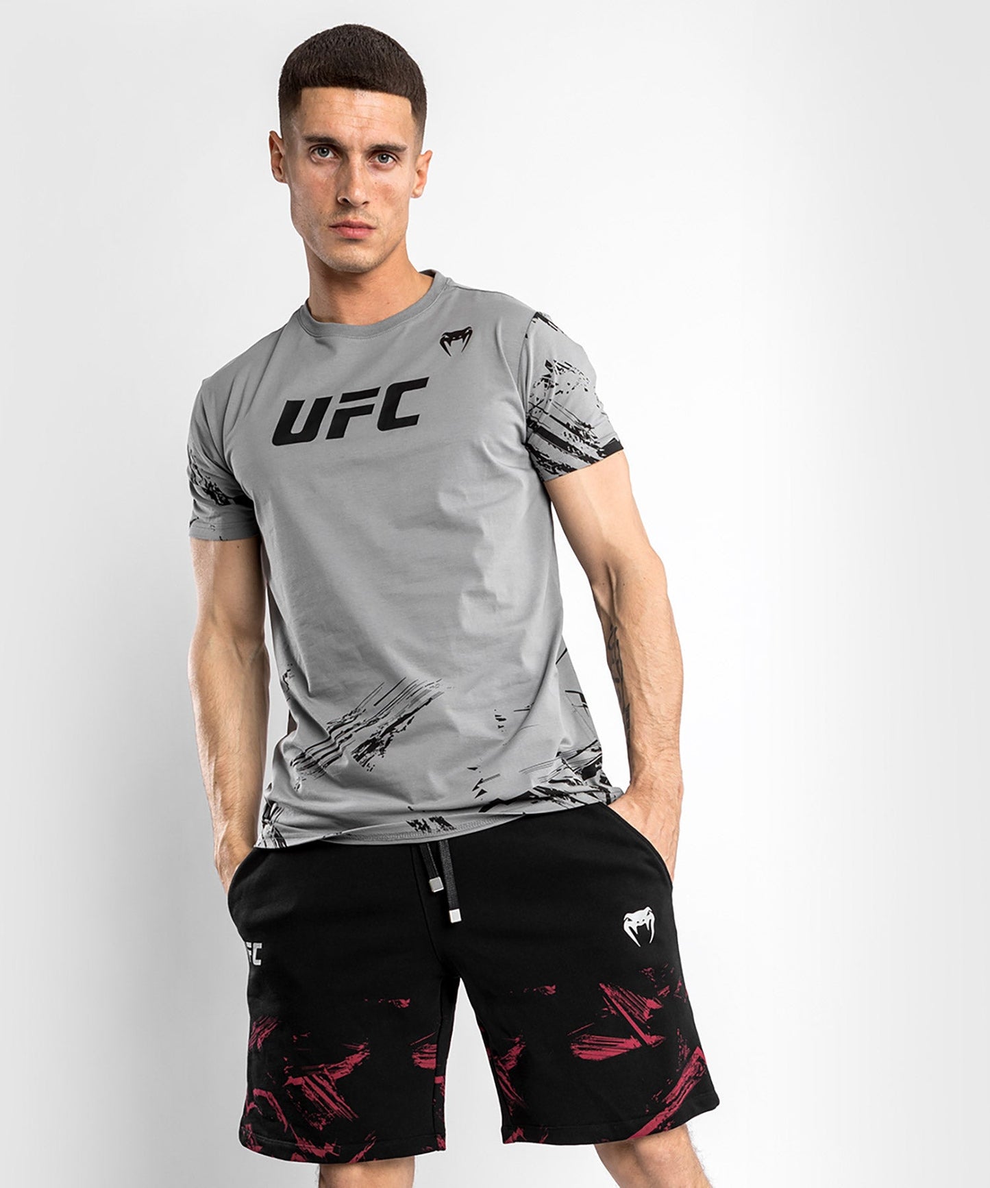 UFC T-Shirt Venum Authentic Fight Week 2.0 - Short Sleeve - Grey
