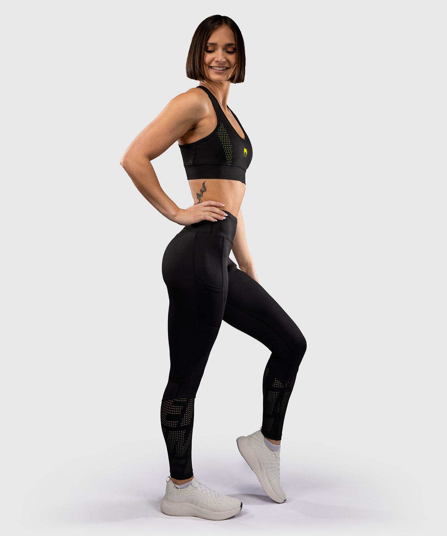 Legging Venum Lazer Pour Femme - Noir/Jaune