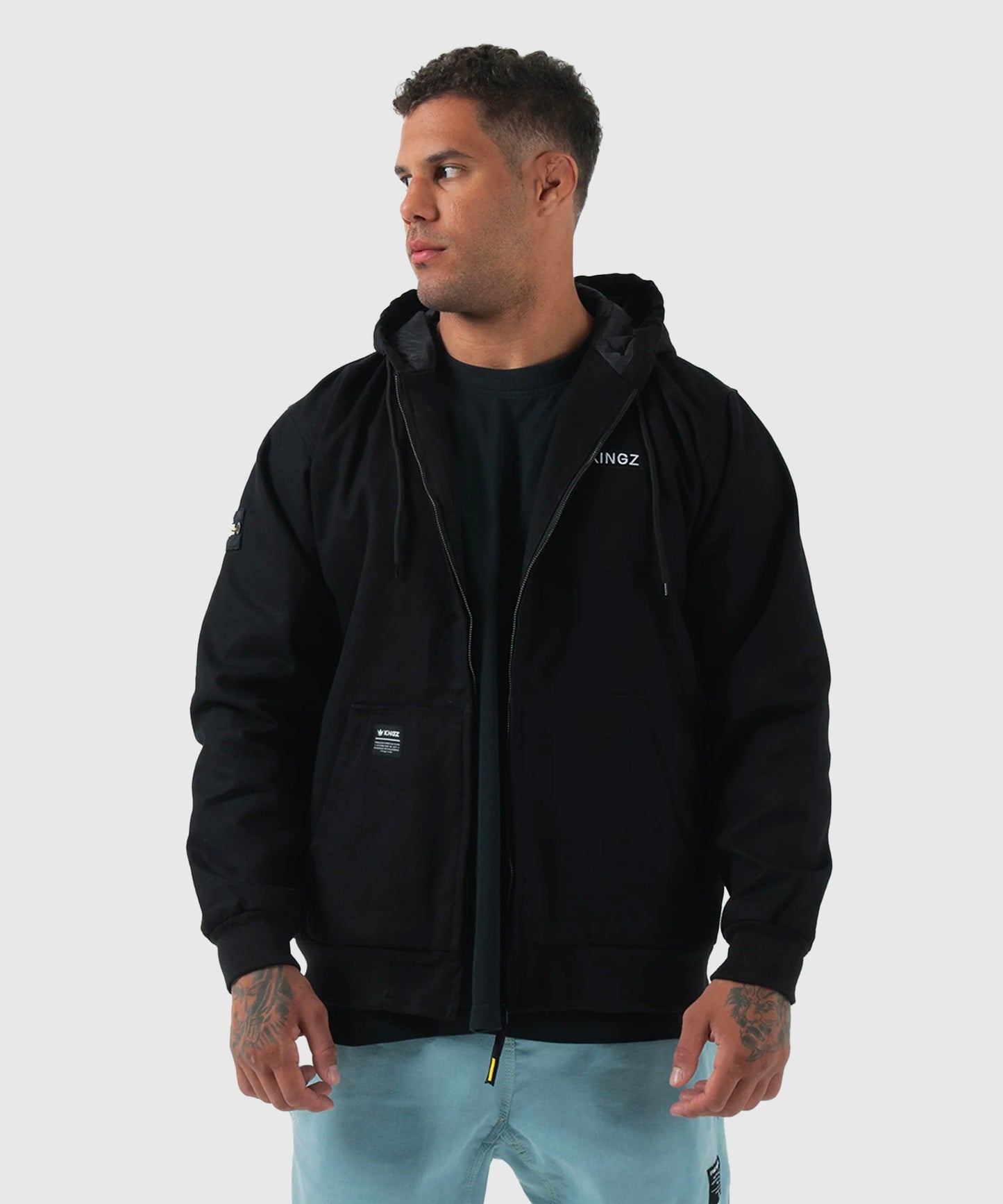 Kingz Chaqueta Canvas - Negro