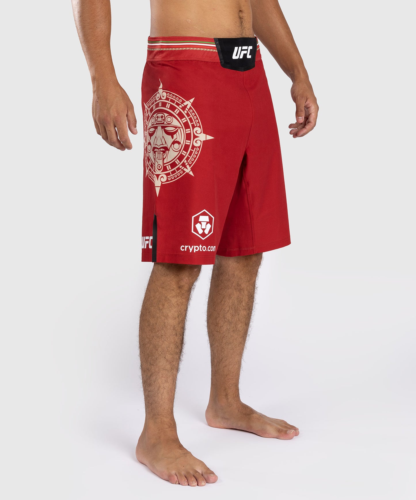 Noche UFC by Venum Authentic Fight Night Herren Kampfshorts - Lange Passform - Rot