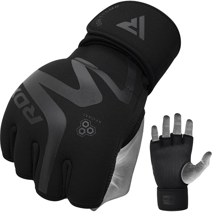 Mitaines de Boxe RDX NEOPRENE T15 NOIR MAT