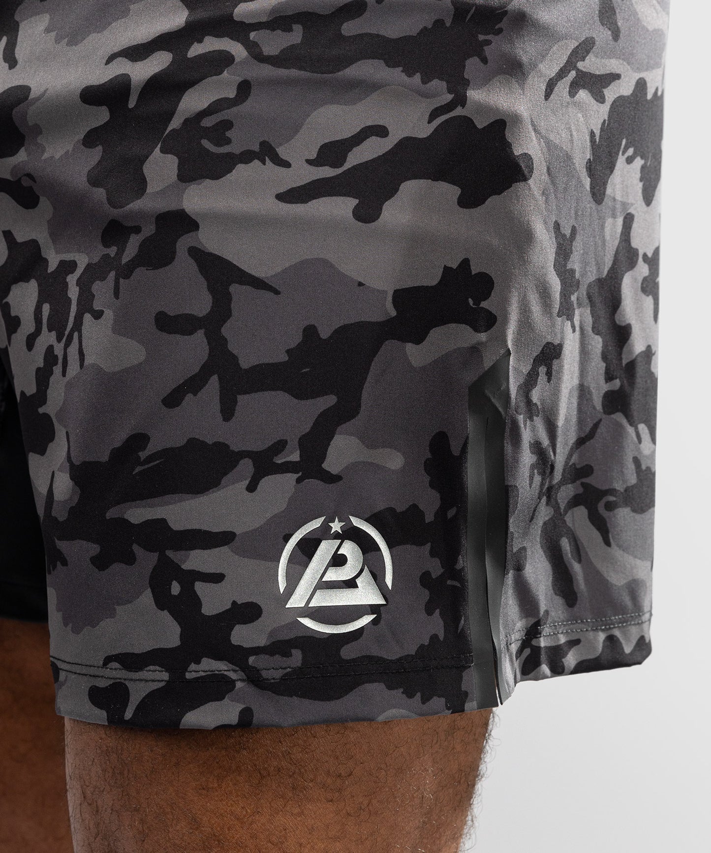 Venum x Polaris Fight Shorts - Black/Storm Grey