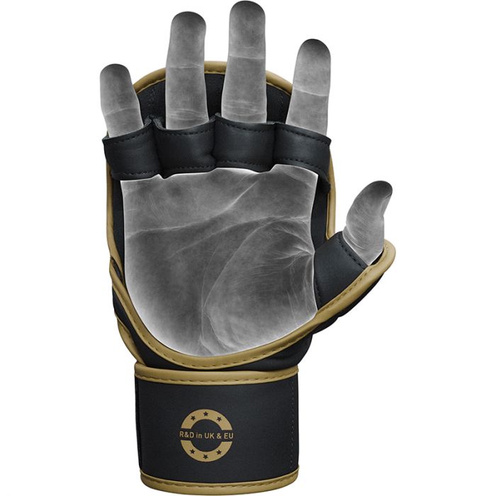 Gants de sparring MMA F6 Kara RDX - Noir/Or
