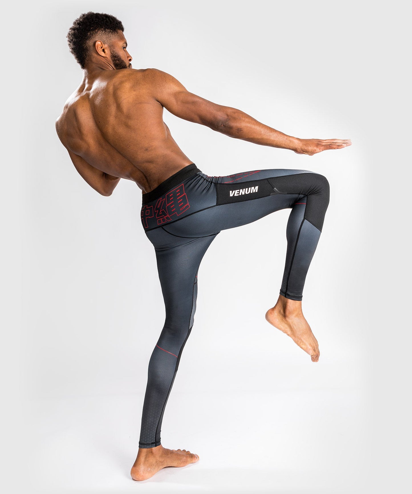 Venum Okinawa 3.0 Compression Pants - Black/Red