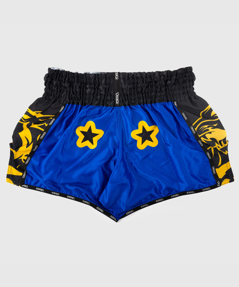 Yokkao Original Oro Muay Thai Shorts - Blau