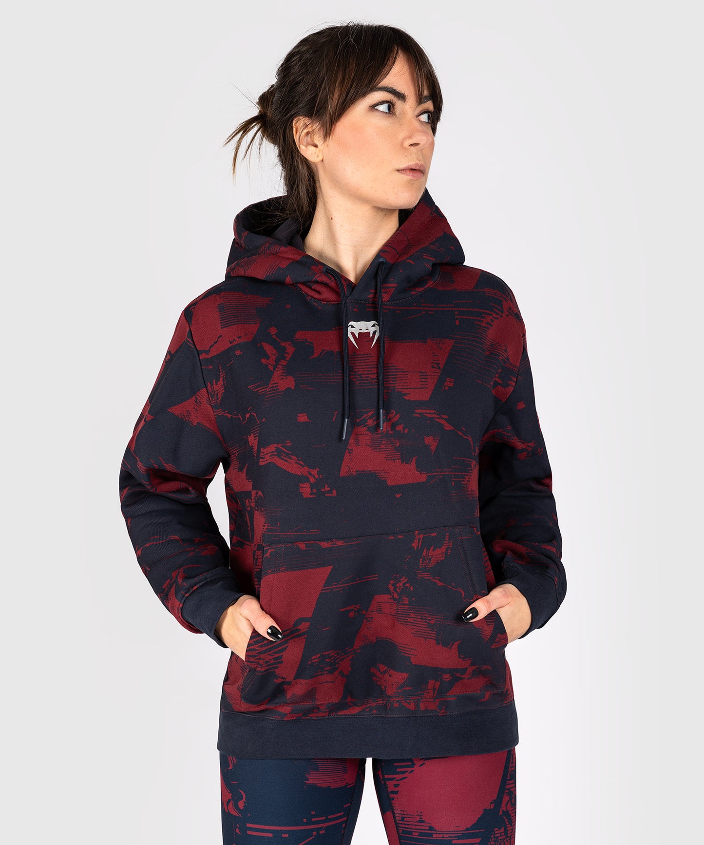 UFC Zenith by Venum Authentic Fight Week Sudadera Mujer - Azul marino/Burdeos/Plateado