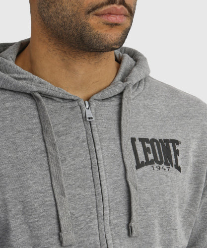 Leone Boxing Felpa con Zip - Grigio