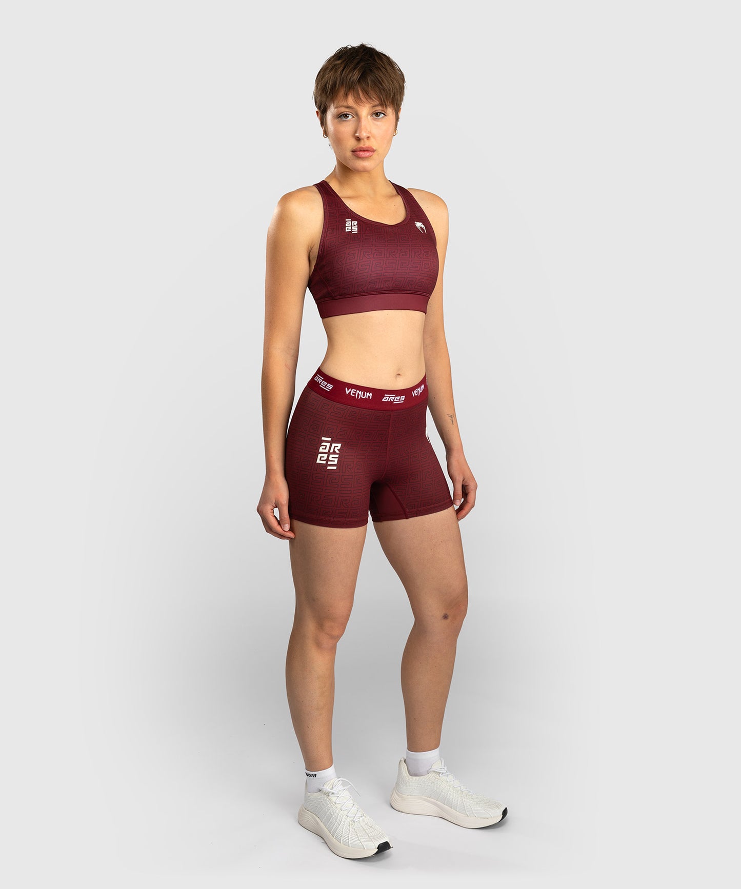 Venum x Ares Pantalones Vale Tudo para Mujer - Burdeos