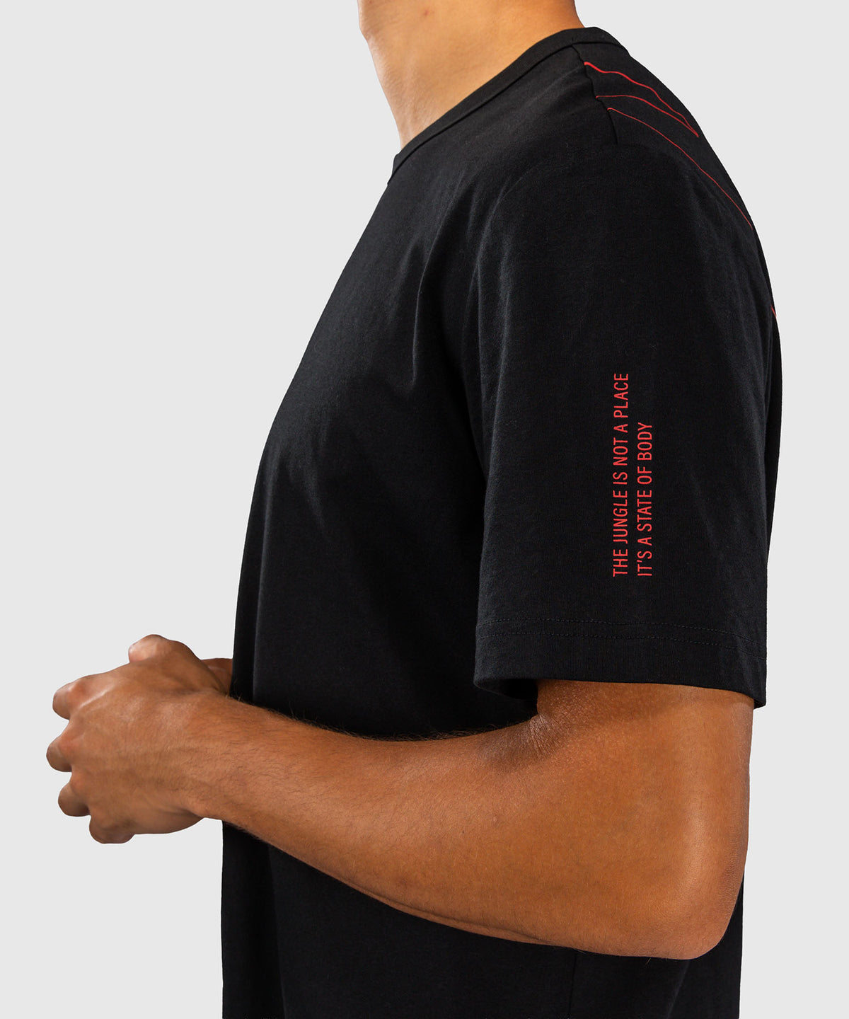 Venum Amazonia Reborn Camiseta - Negro/Rojo