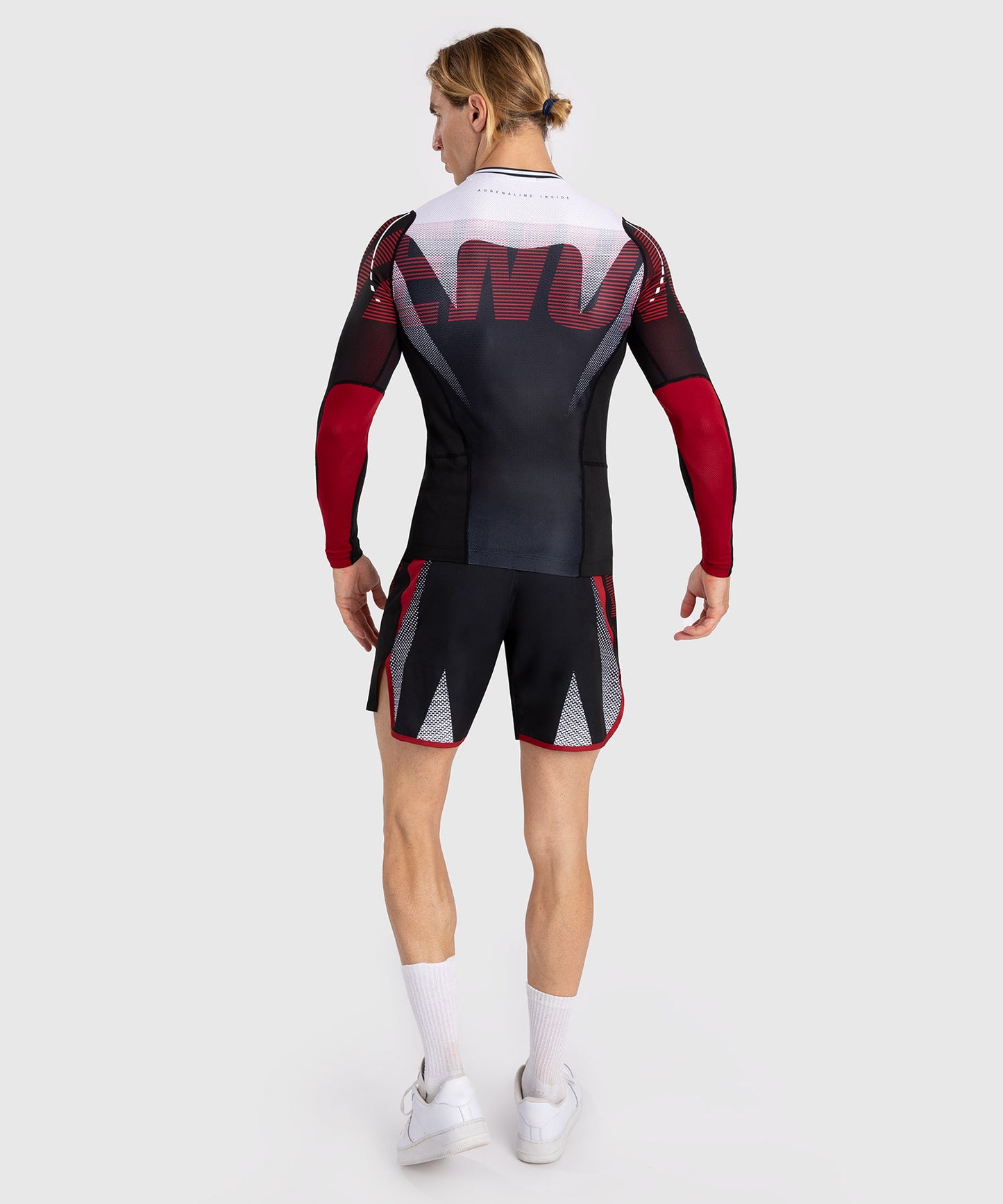 Venum Adrenaline Rashguard de Manga Larga para Hombre - Red