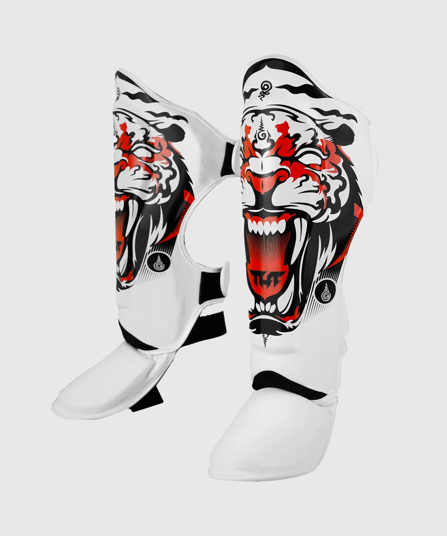 Tuff Tiger Shin Guards - White