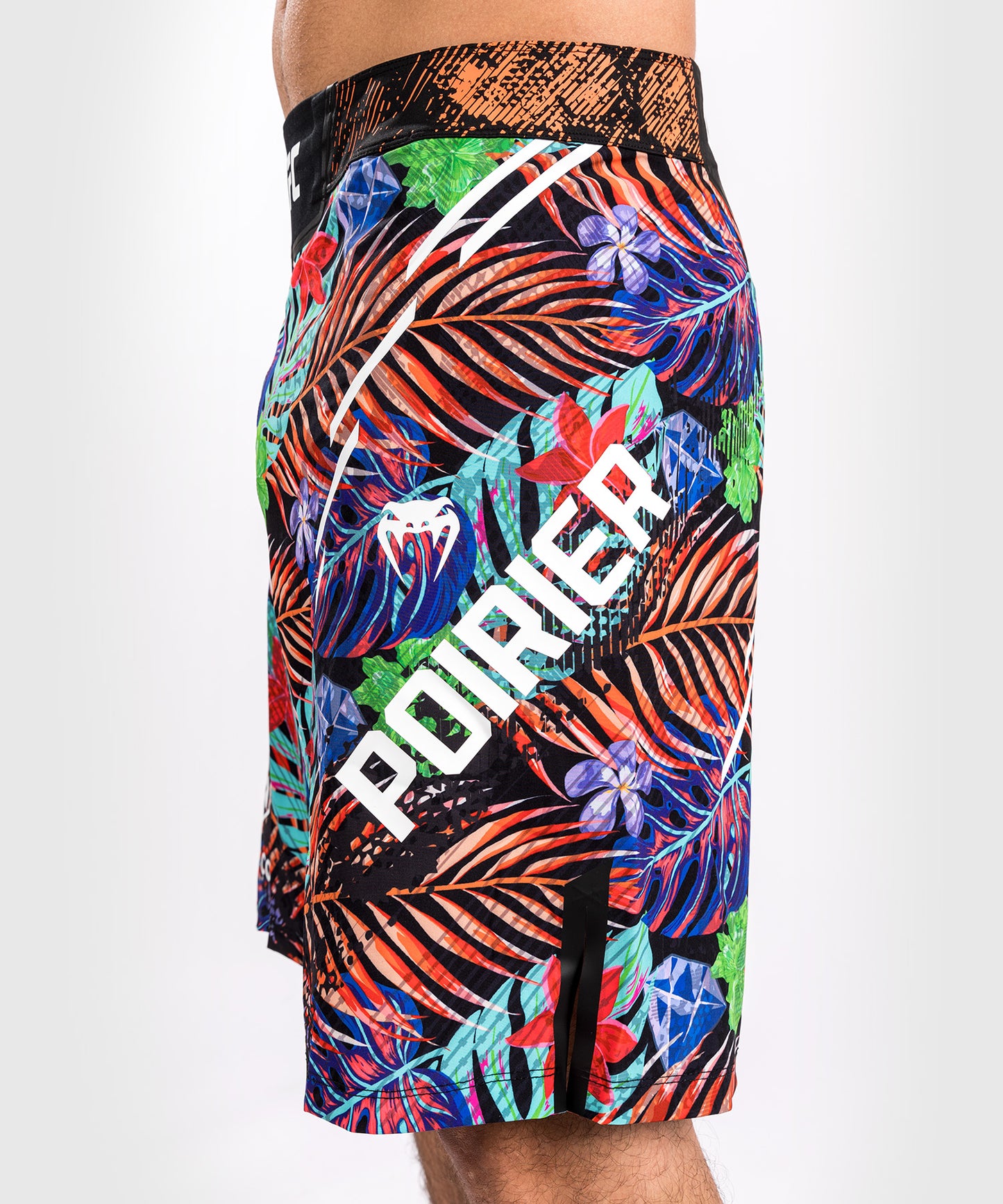 Men's UFC Unrivaled by Venum Blue Dustin Poirier Long Fit Fight Short