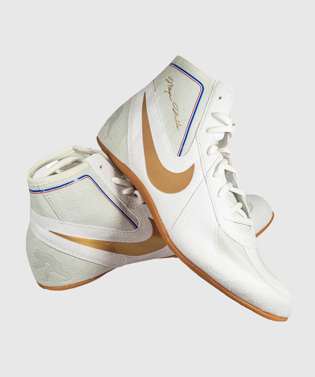 Nike Footsweep 2 SE Scarpe da Lotta - Bianco/Oro/Gomma