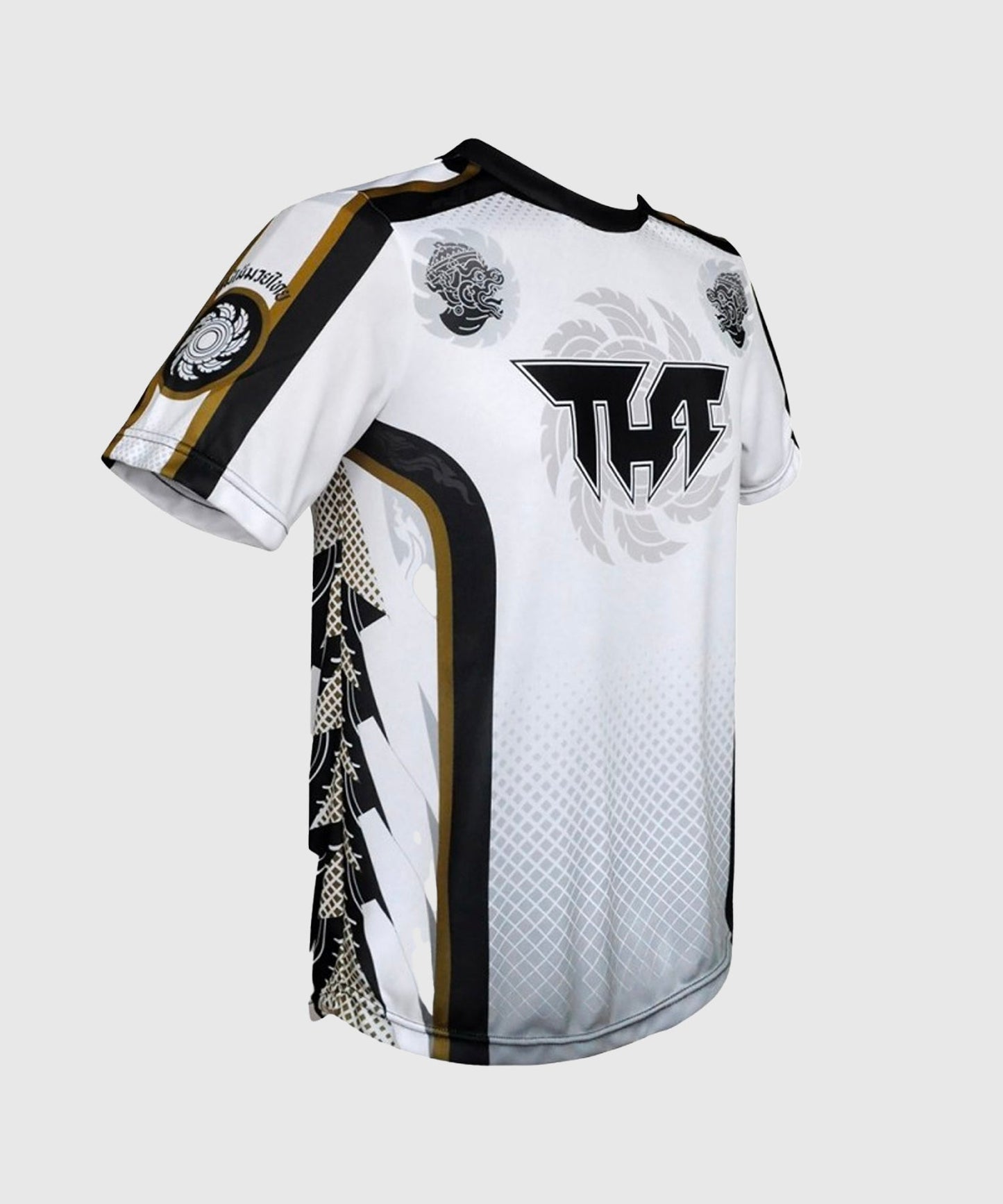 Tuff Twin Hanuman Heads Dry Fit T-Shirt - Weiß