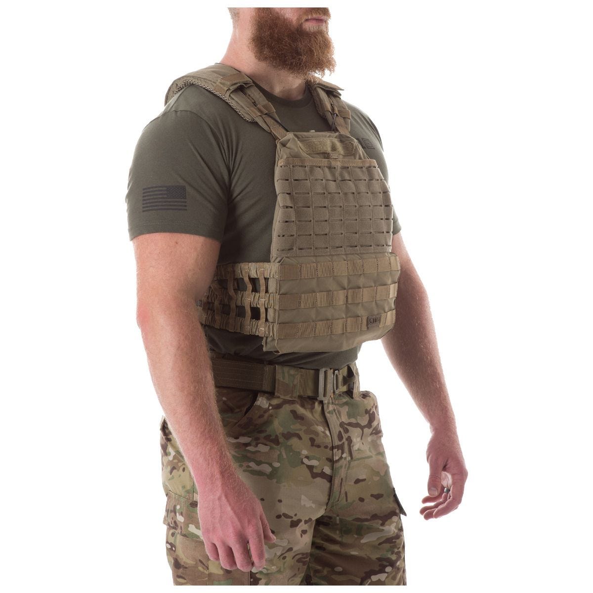 Gilet lesté porte-plaques TacTec 5.11 Tactical - Beige