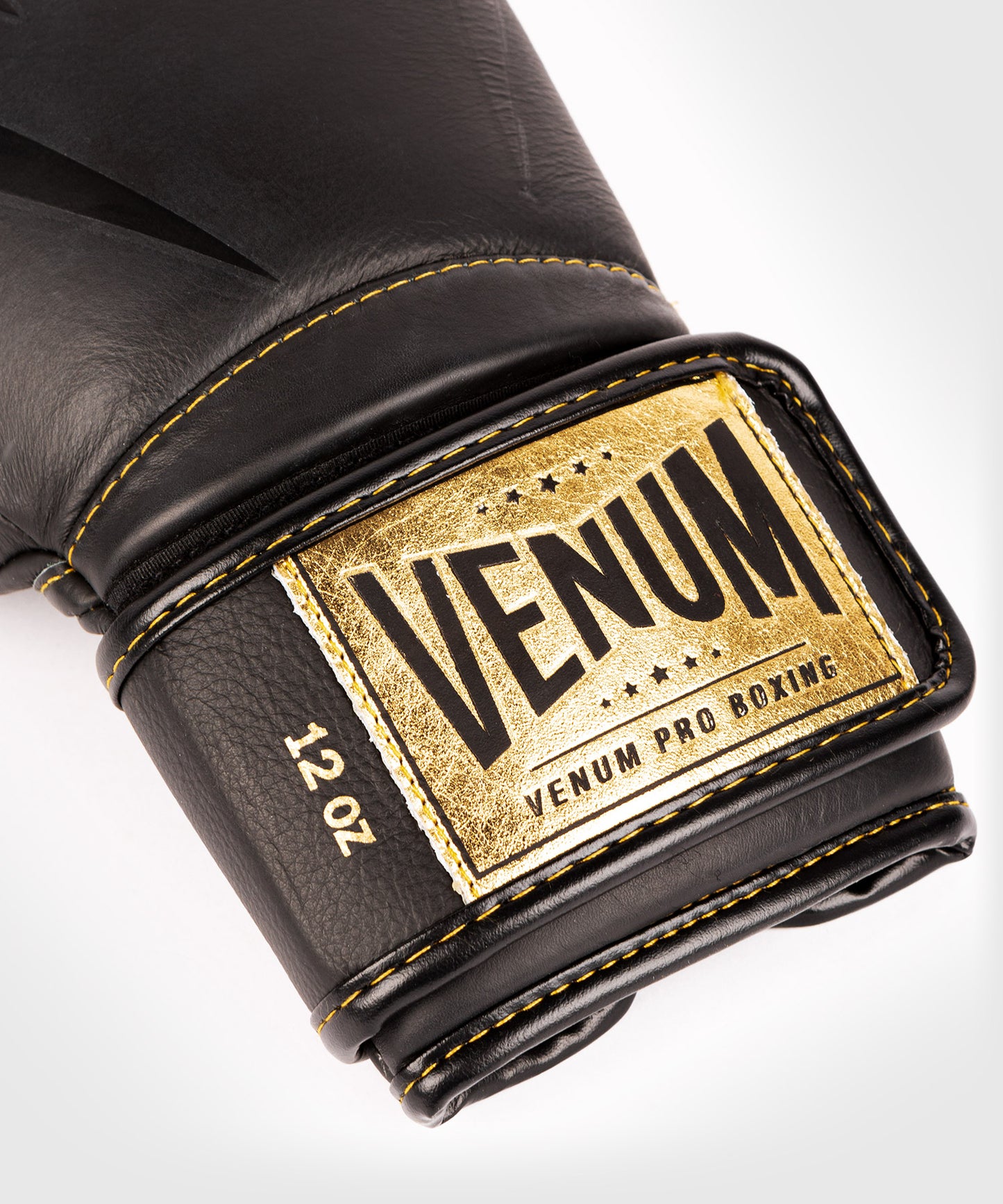 Gants de boxe pro Venum Giant 2.0 - Velcro - Noir/Noir-Or