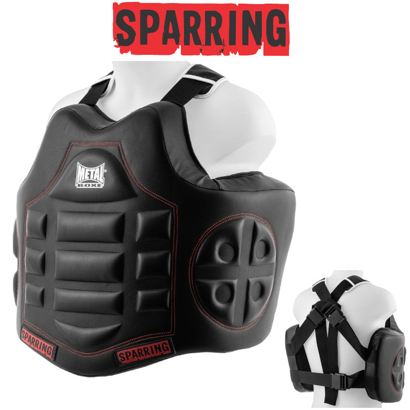 Plastron Metal Boxe Integral Sparring - Noir