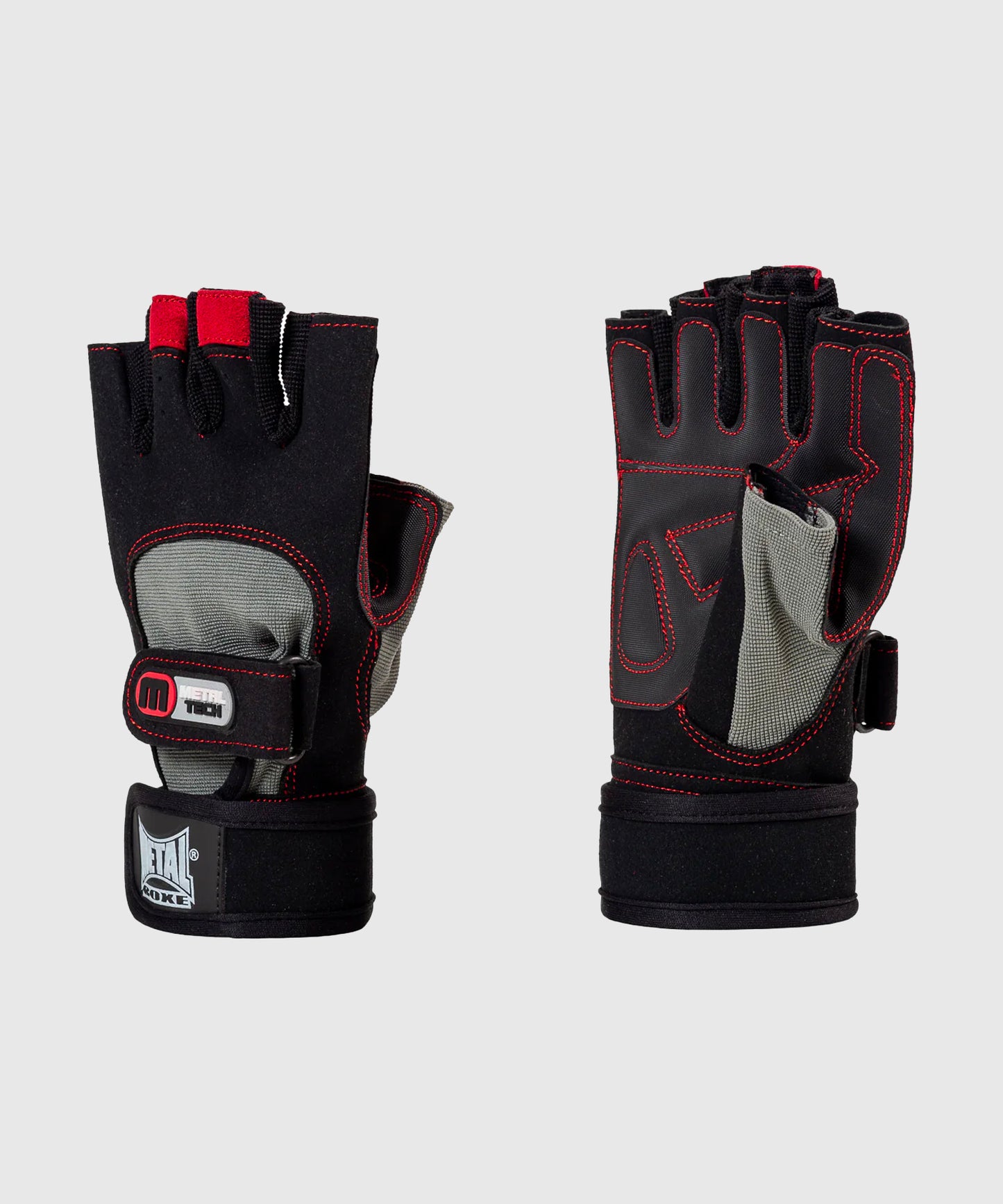 Gants de musculation Metal Boxe - Noir