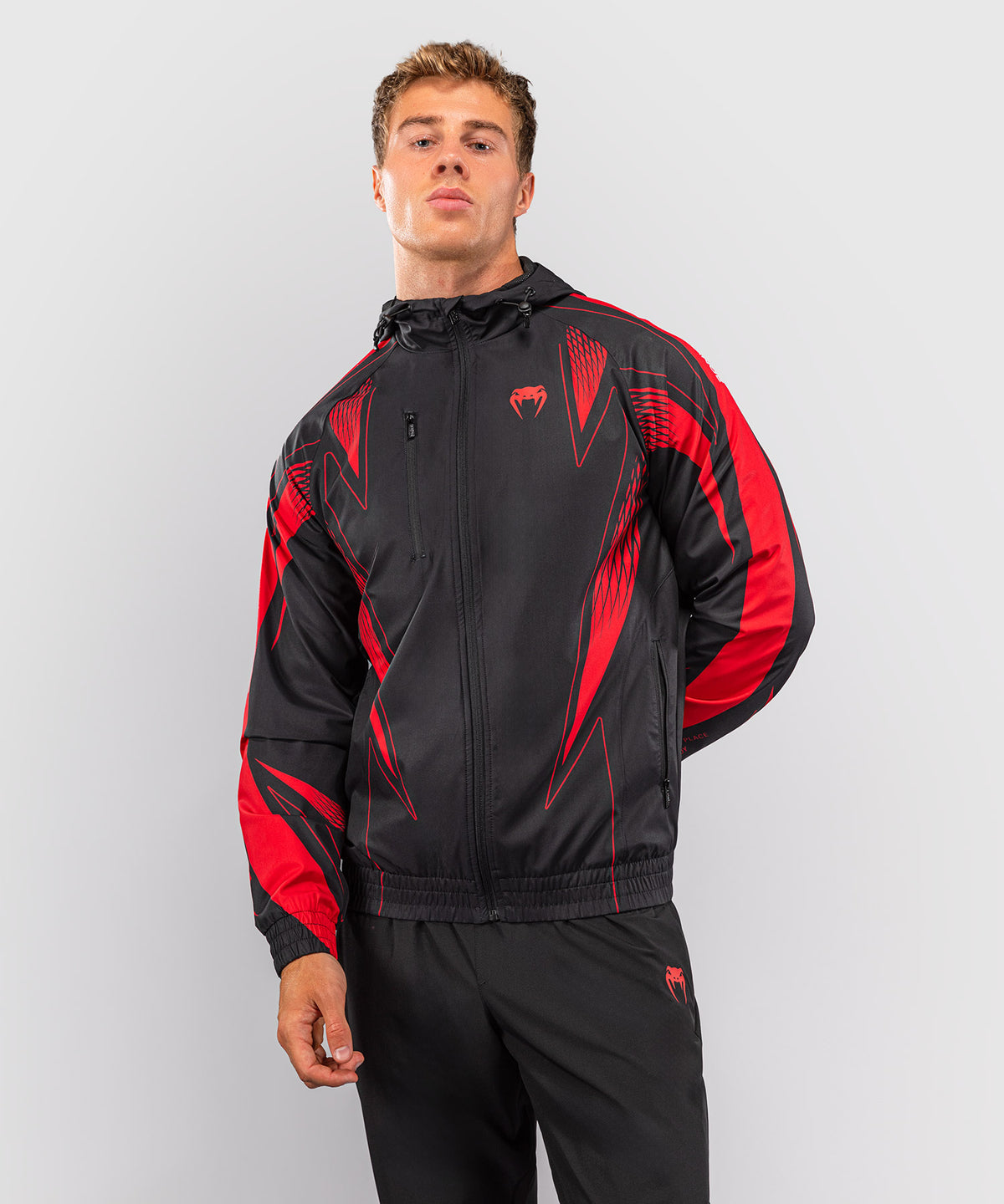 Venum Amazonia Reborn Chaqueta de chándal - Negro/Rojo