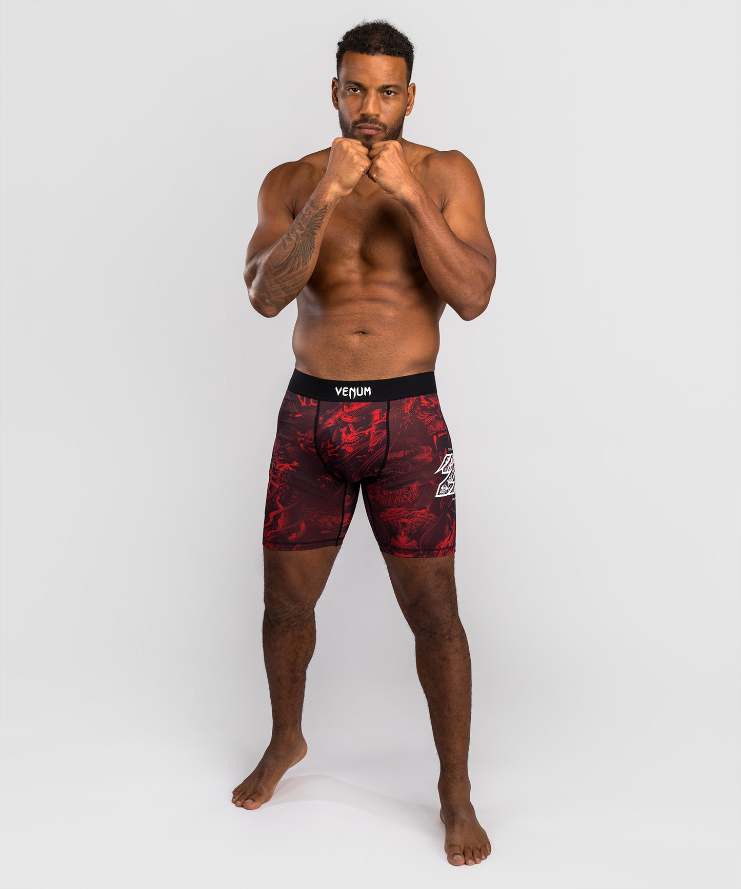 Venum 20th Anniversary Short de Compresión - Negro/Rojo